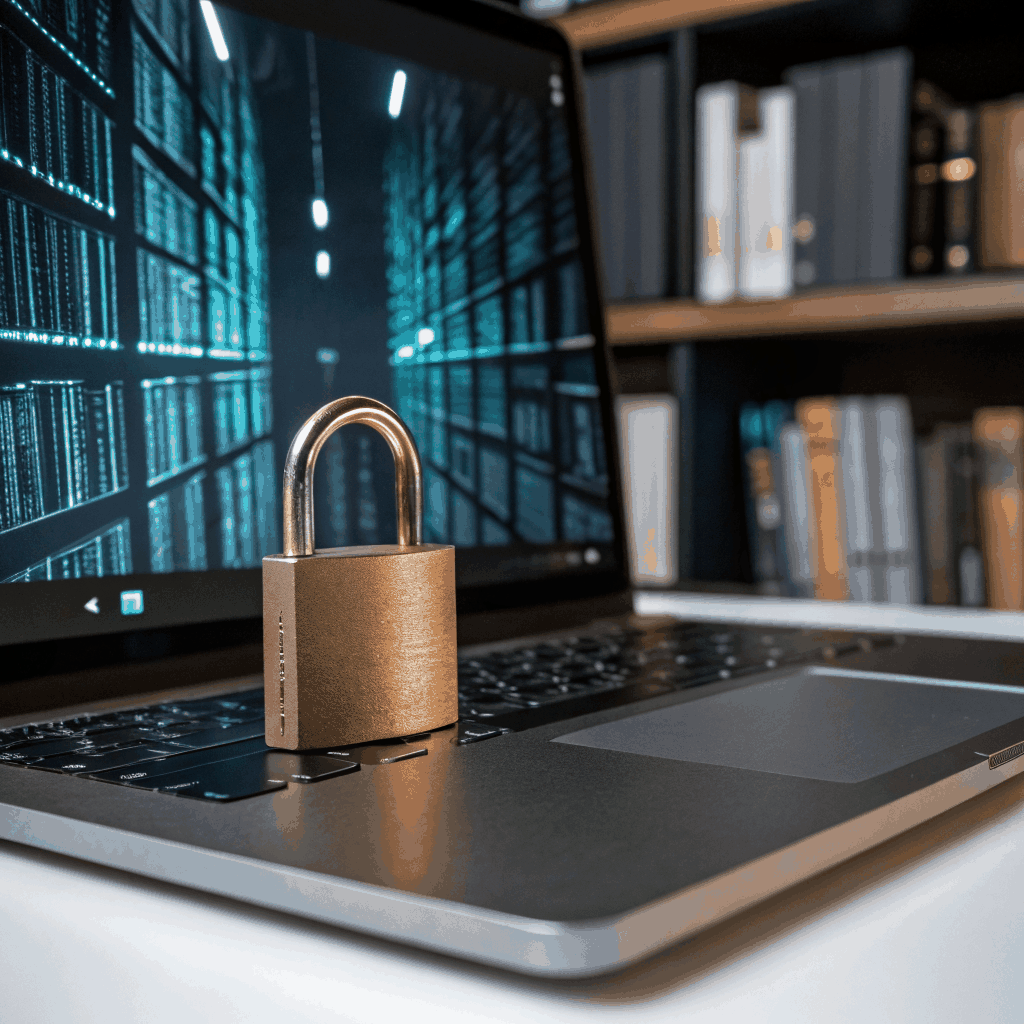 Digital security and encryption concept