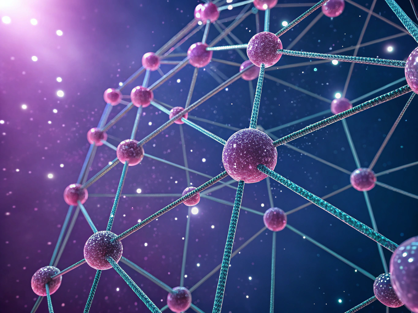 Interactive 3D neural core particle sphere
